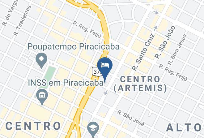 Piracicaba - Hotel Copacabana Piracicaba Maps