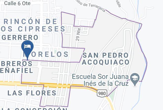 Tehuacan - Hotel Copacabana Maps