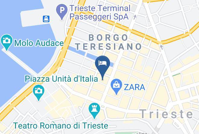 Trieste - Hotel Coppe Maps