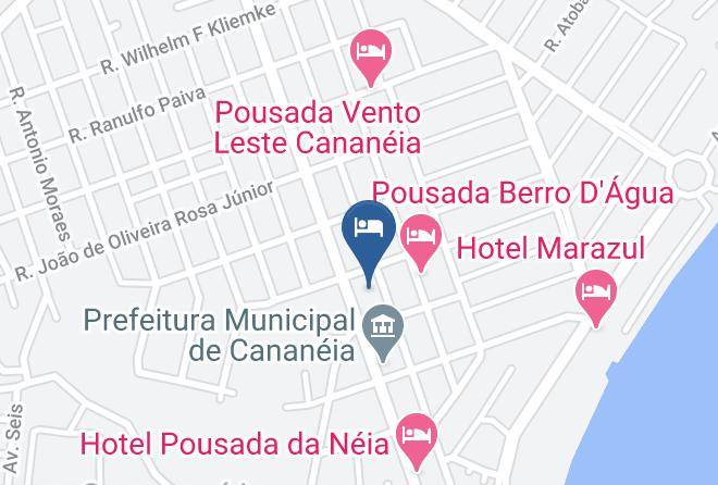 Cananeia - Hotel Coqueiro Maps