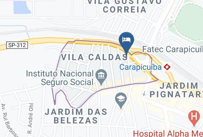Carapicuiba - Hotel Coqueiros Maps