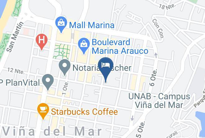 Valparaiso Province - Hotel Coraceros Maps