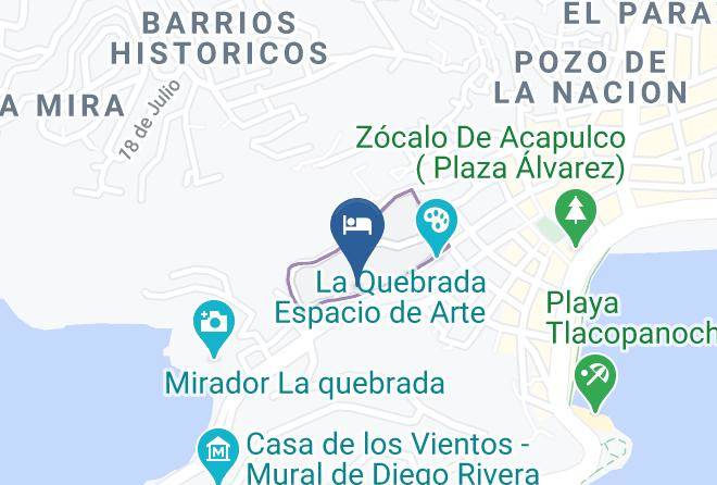 Acapulco De Juarez - Hotel Coral Acapulco Maps