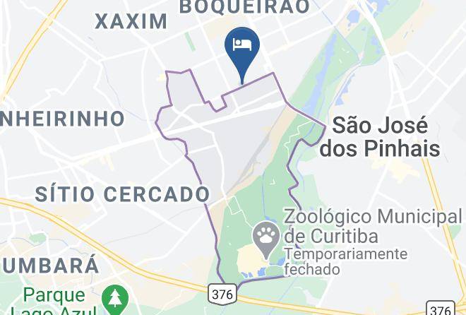 Curitiba - Hotel Coral Boqueirao Maps