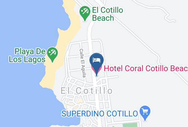 Las Palmas - Hotel Coral Cotillo Beach Maps