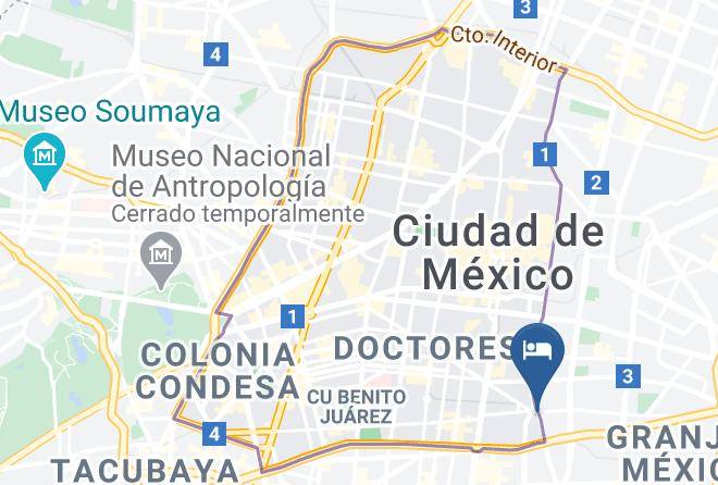 Cuauhtemoc - Hotel Coral Maps