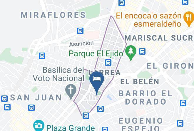Distrito Metropolitano De Quito - Hotel Coral Maps