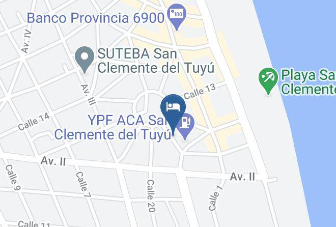 Mar Del Tuyu - Hotel Coral Maps