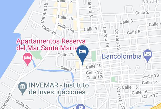 Santa Marta - Hotel Coral Santa Marta Maps