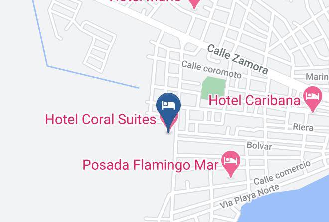 Monsenor Iturriza - Hotel Coral Suites Maps