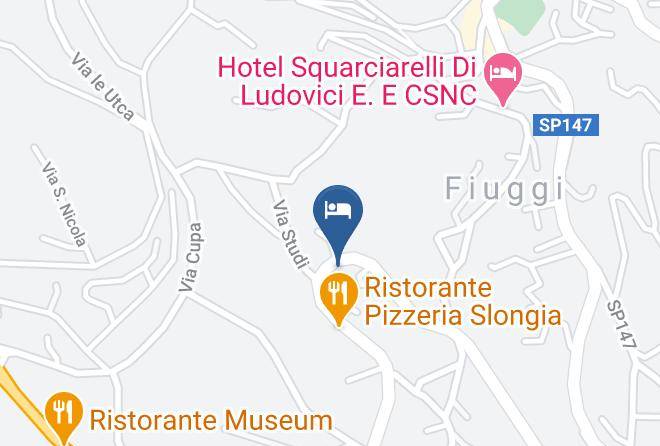 Frosinone - Hotel Corallo Fiuggi Maps