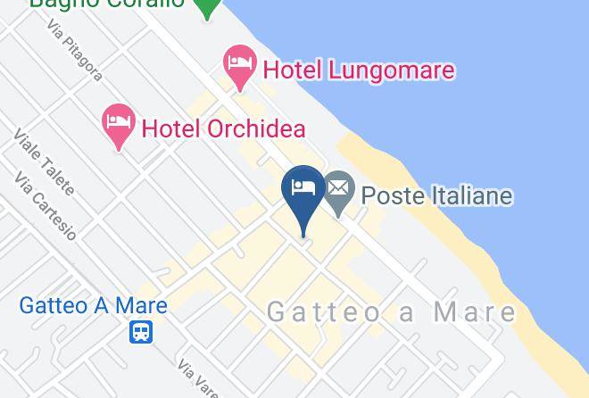 Forli - Hotel Corallo Maps