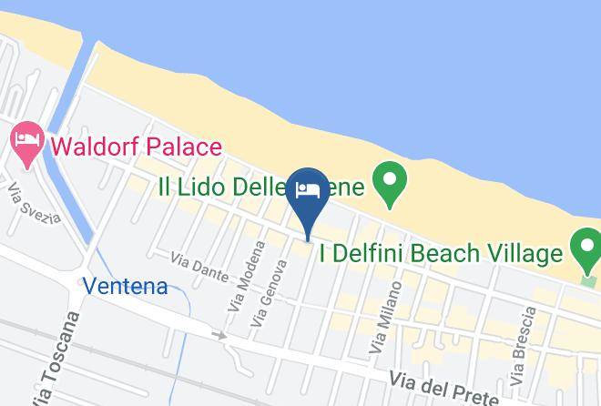 Rimini - Hotel Corallo Garni Maps
