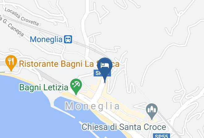 Hotel Corallo Moneglia Map