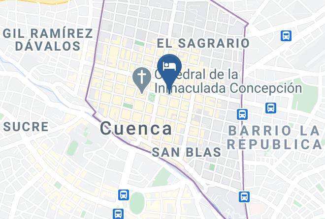 Cuenca - Hotel Cordero Maps