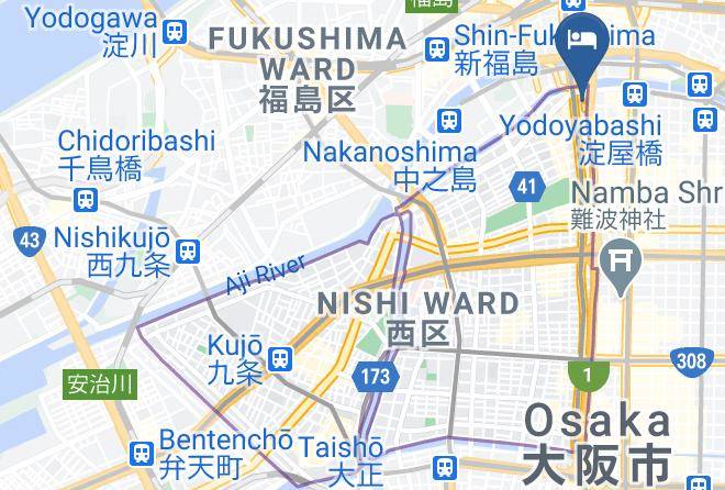 Osaka City Nishi Ward - Hotel Cordia Osaka Maps