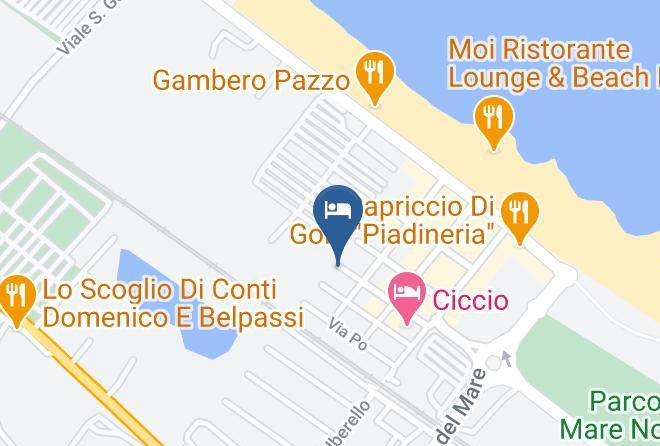 Rimini - Hotel Cordiale Garni Maps