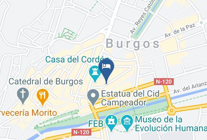 Burgos - Hotel Cordon Maps