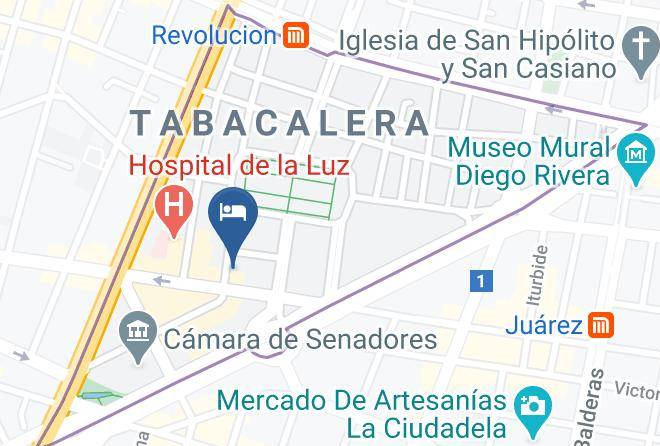 Cuauhtemoc - Hotel Corinto Maps