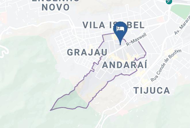 Rio De Janeiro Andarai - Hotel Corinto Maps