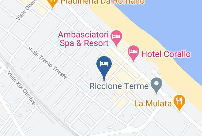 Rimini - Hotel Cormoran Maps