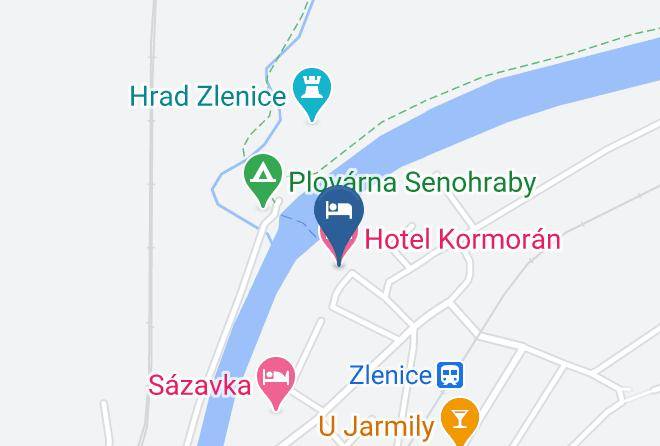 Benesov - Hotel Cormorant Maps