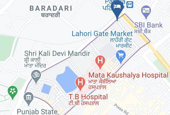Patiala - Hotel Corner Maps