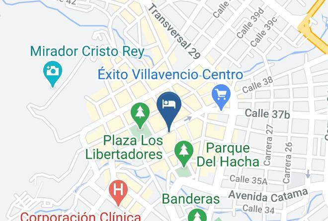 Villavicencio - Hotel Corocora Maps