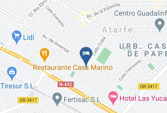 Hotel Corona De Atarfe Map