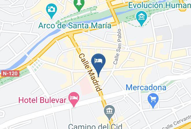 Hotel Corona De Castilla Map