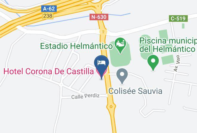 Salamanca - Hotel Corona De Castilla Maps