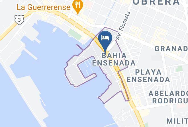 Ensenada - Hotel Corona Maps