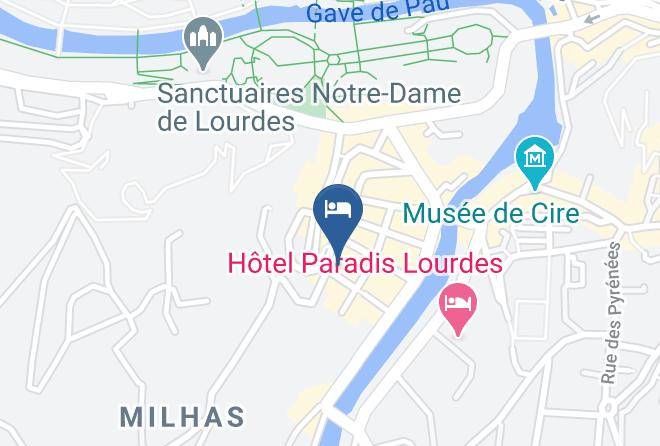 Hautes Pyrenees - Hotel Corona Maps