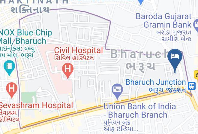 Bharuch - Hotel Corona Maps