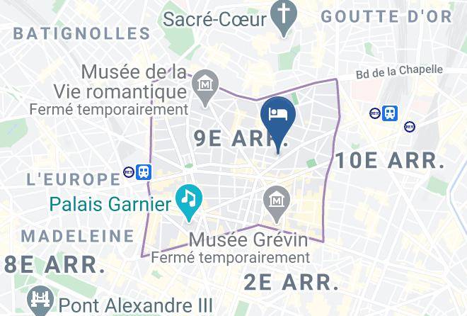 Hotel Corona Rodier Map