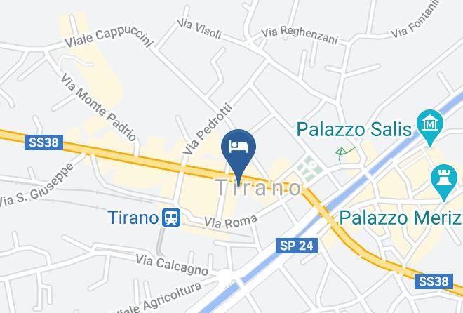 Hotel Corona Tirano Map