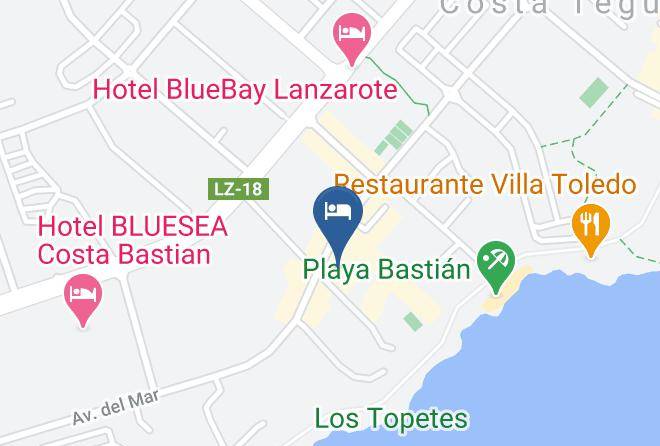 Las Palmas - Hotel Coronas Playa Maps
