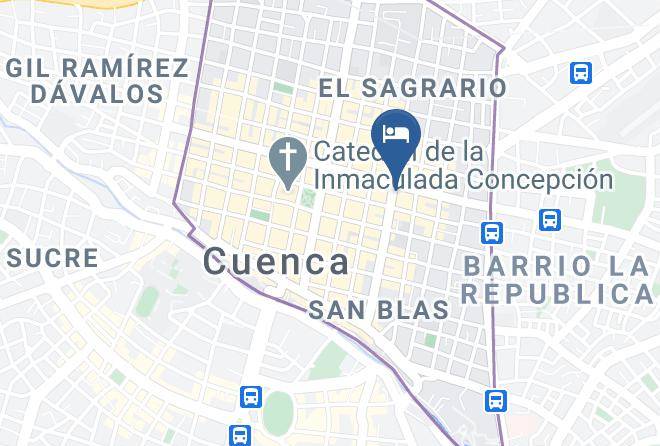 Cuenca - Hotel Coronel Maps