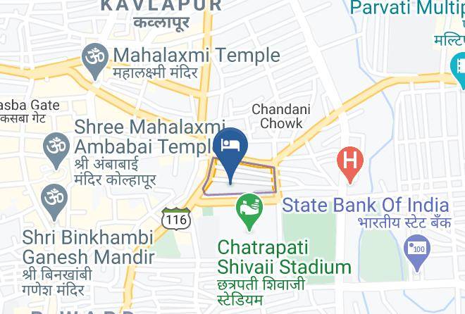 Kolhapur - Hotel Coronet Maps