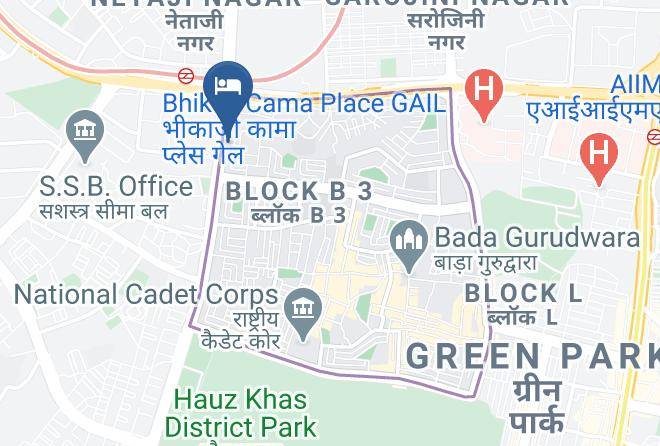New Delhi - Hotel Corporate Point Maps