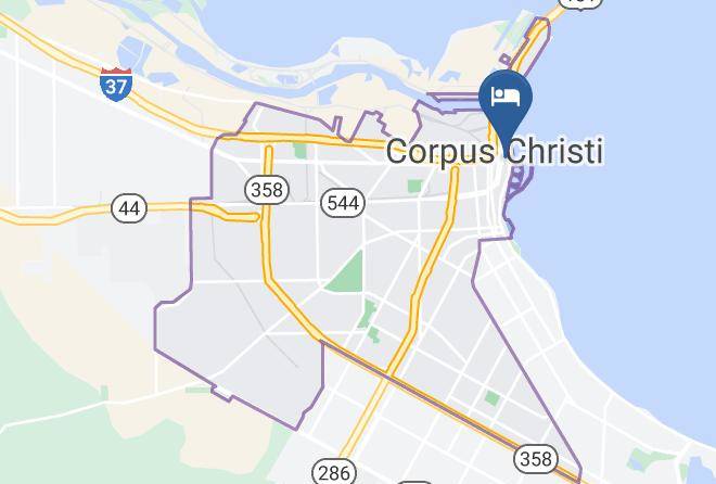 Nueces - Hotel Corpus Christi Bayfront Maps