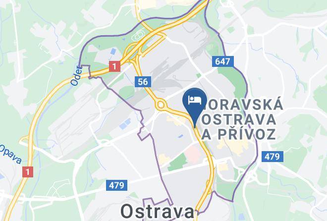 Ostrava - Hotel Corrado Maps