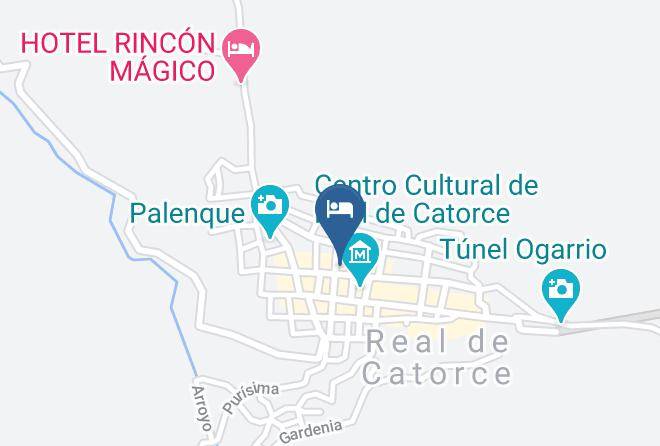Catorce - Hotel Corral Del Conde 1 Maps