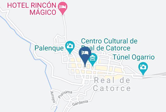 Catorce - Hotel Corral Del Conde 2 Maps