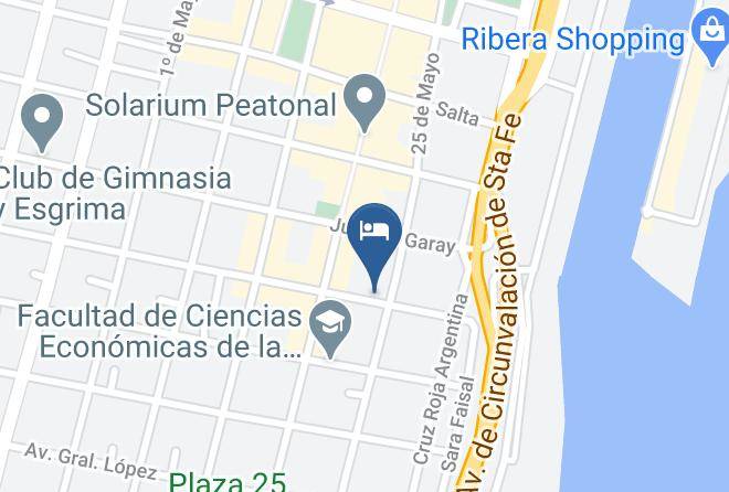 Santa Fe - Hotel Corrientes Maps