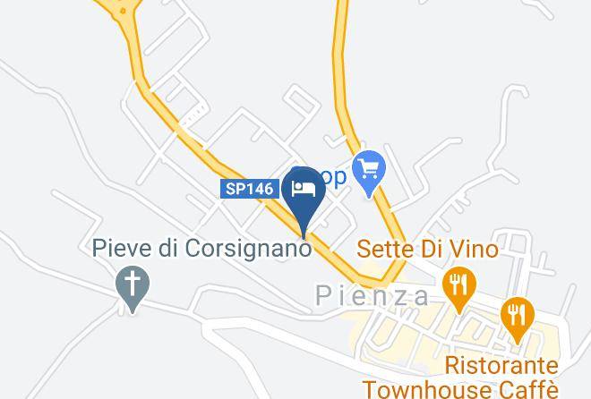 Siena - Hotel Corsignano Maps