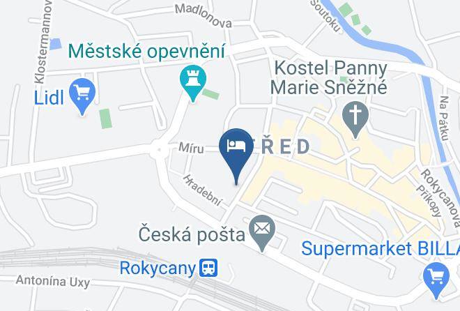 Rokycany - Hotel Corso Maps