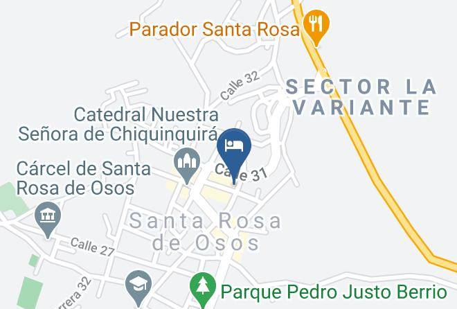 Santa Rosa De Osos - Hotel Cortejo Imperial Maps