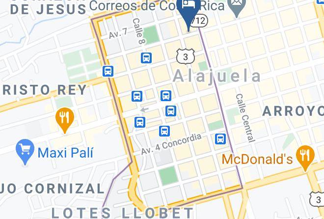 Alajuela - Cortez Azul Maps