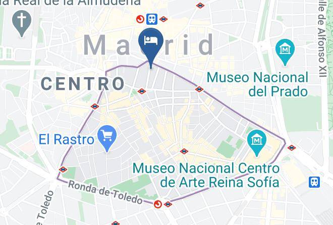 Madrid - Hotel Cortezo Maps